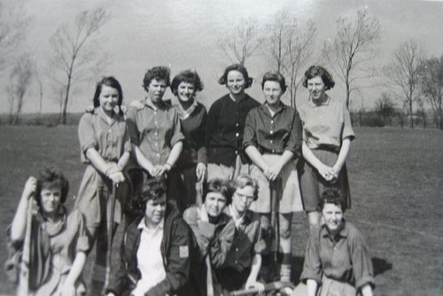 Dames hockeyteam in 1963